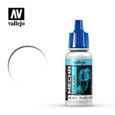 Чисто белый атласно акриловая краска для моделей 17 мл. VALLEJO Mecha Color 69001 Чисто белый атласно акриловая краска для моделей 17 мл. VALLEJO Mecha Color 69001