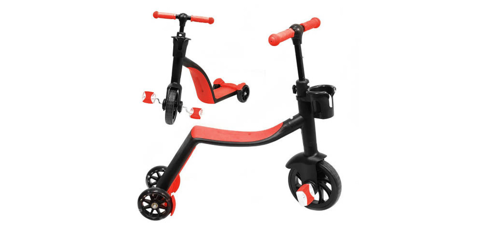 Детский самокат беговел велосипед Scooter 3 в 1 / Трехколесный велосипед Детский самокат беговел велосипед Scooter 3 в 1 / Трехколесный велосипед