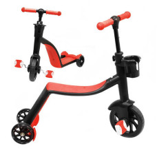 Детский самокат беговел велосипед Scooter 3 в 1 / Трехколесный велосипед