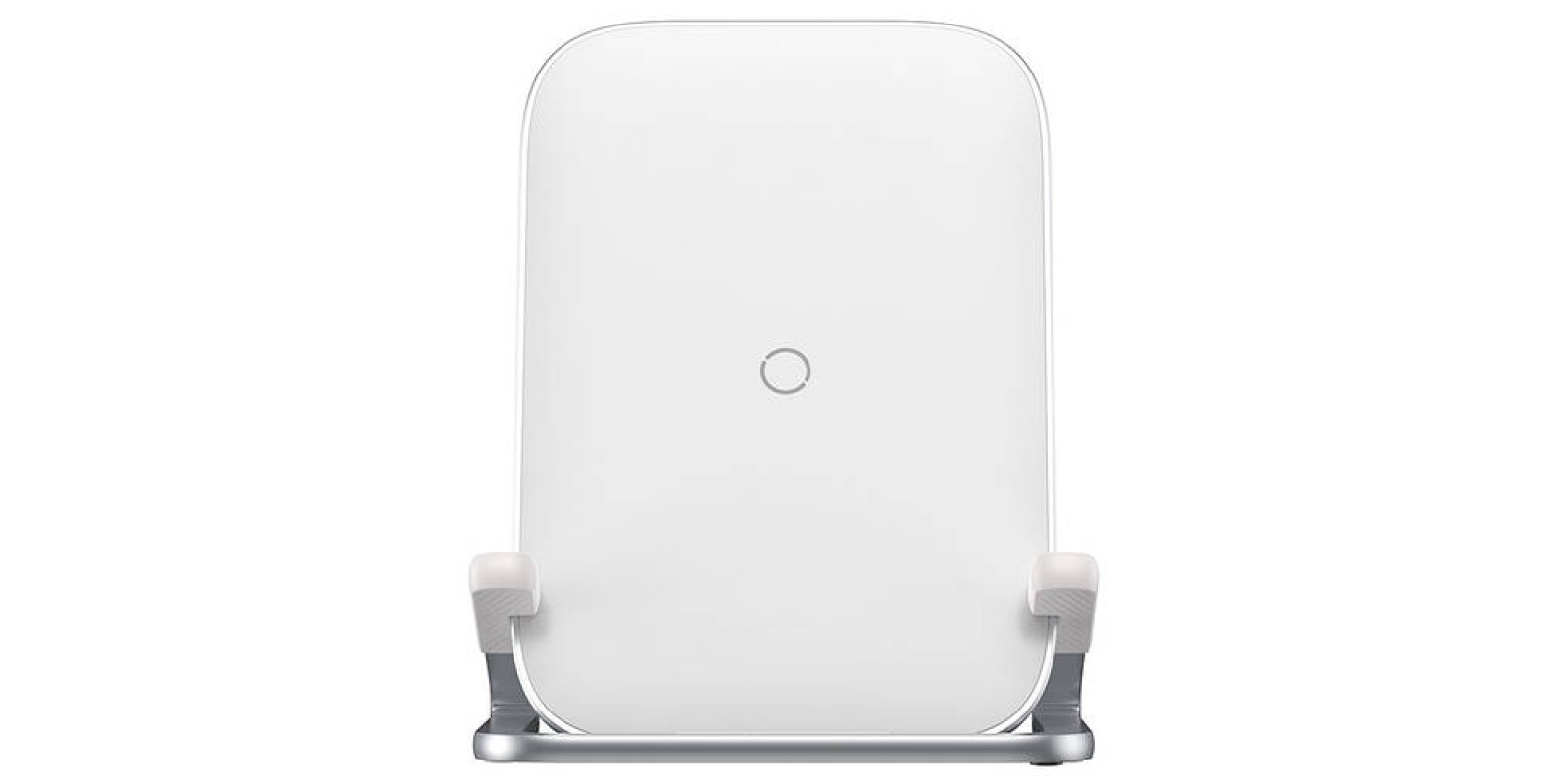 Беспроводная зарядка Qi BASEUS Rib Horizontal and Vertical Holder Wireless Charger 15W White