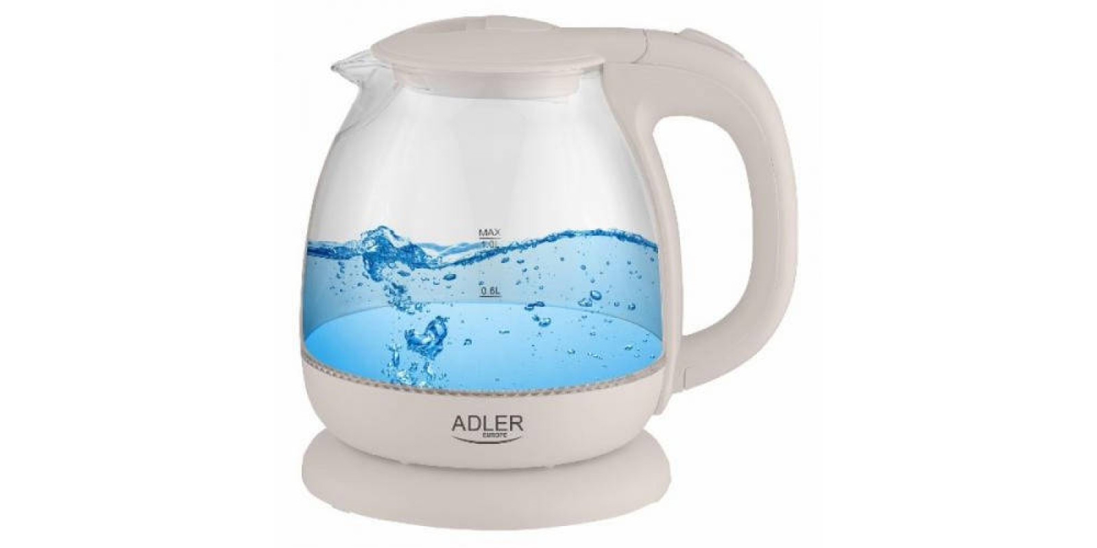 Чайник електричний Adler AD 1283C Cappuccino1L 1100W
