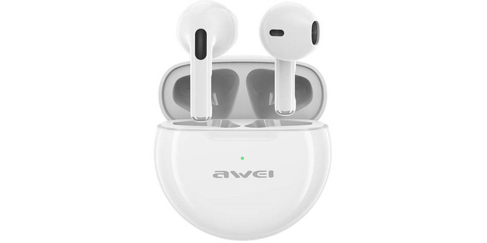 Навушники Bluetooth AWEI T17 TWS BT5.0 32/250mAh White Навушники Bluetooth AWEI T17 TWS BT5.0 32/250mAh White
