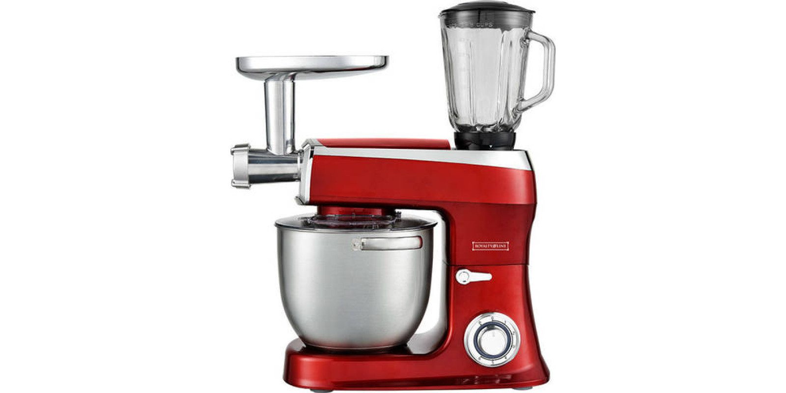 Кухонный комбайн Royalty Line RL-PKM-2100BG 7,5L 2100W Red