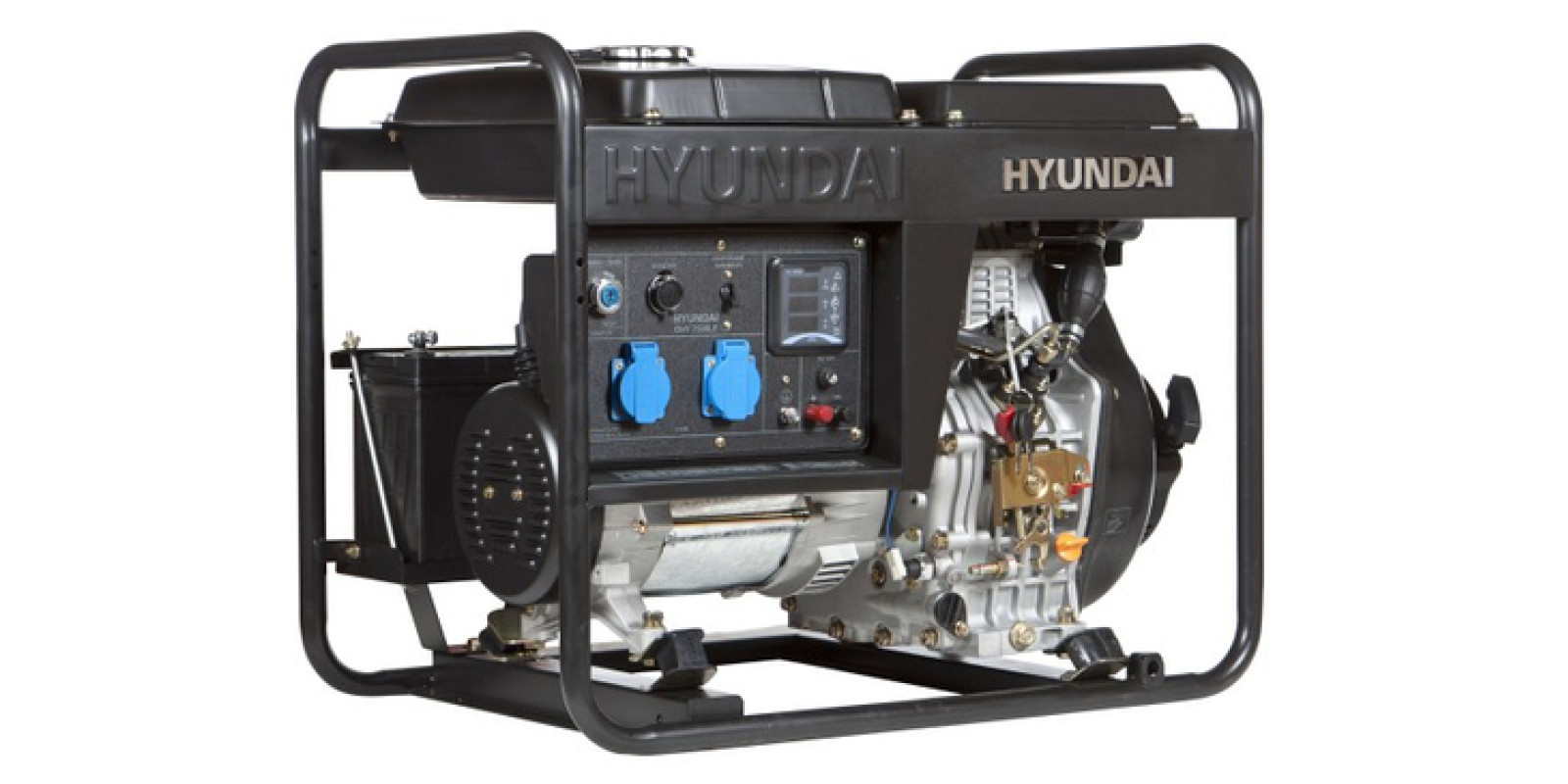 Дизельный генератор Hyundai DHY 7500LE (6 кВт, электростартер)