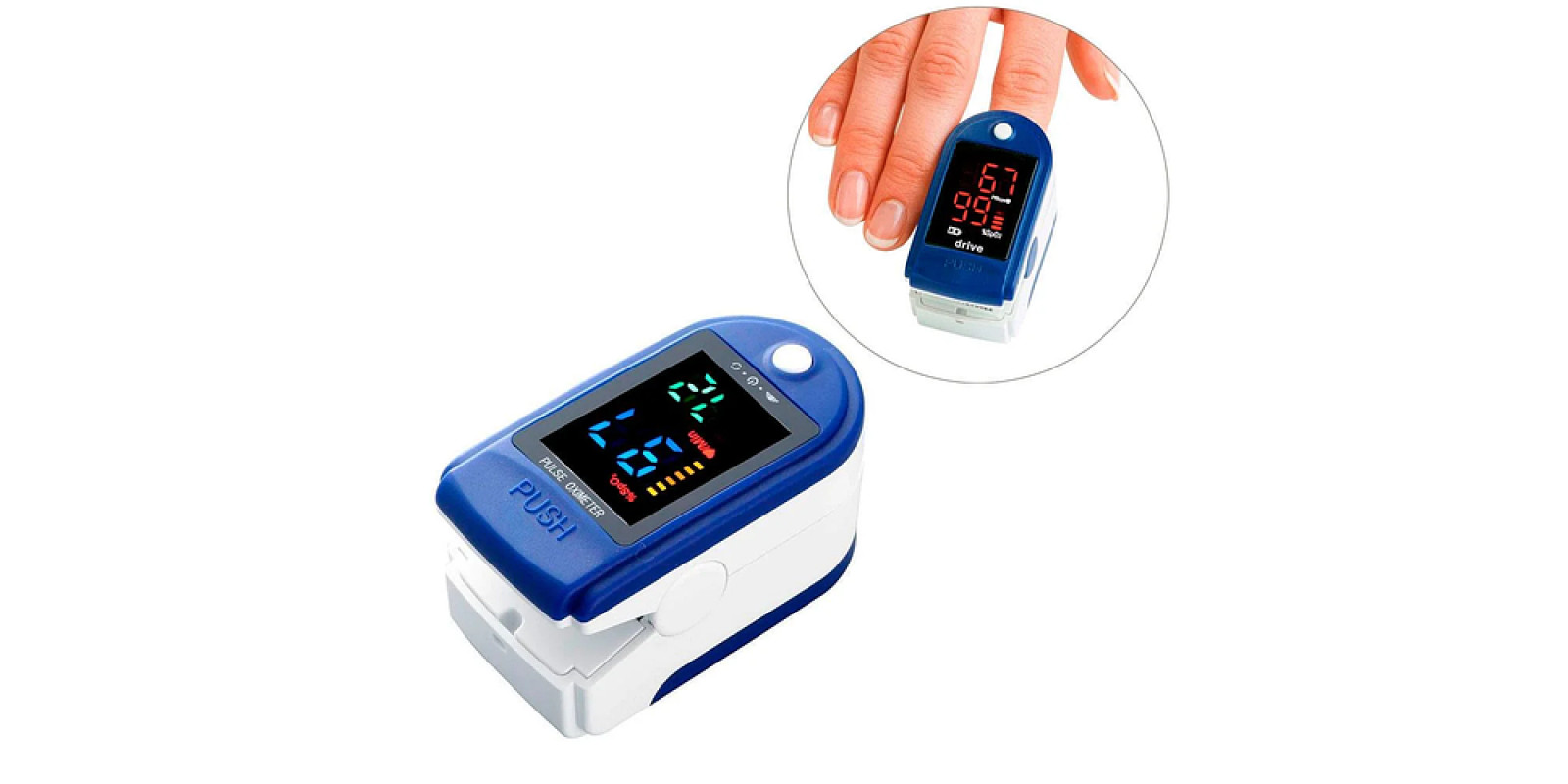 Пульсоксиметр беспроводной Finger Oximeter / Пульсометр