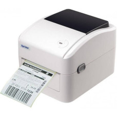 Термопринтер этикеток наклеек Xprinter XP-420B 108мм USB 203dpi белый