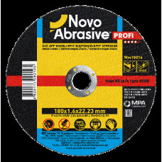 Круг отрезной по металлу NOVOABRASIVE Profi 180 x 1.6 x 22.23