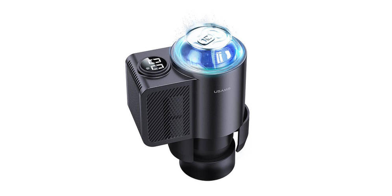 Смарт-кухоль для охолодження води USAMS US-ZB230 Car Quick Cooling Smart Cup 12В Black