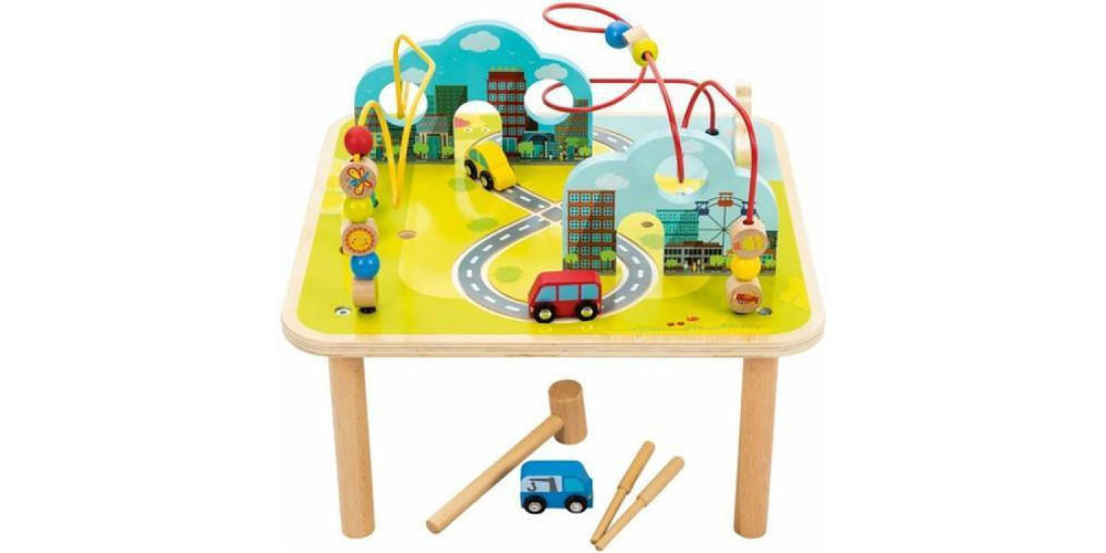 Игровой деревянный развивающий стол для детей Playtive 100308072002 Игровой деревянный развивающий стол для детей Playtive 100308072002
