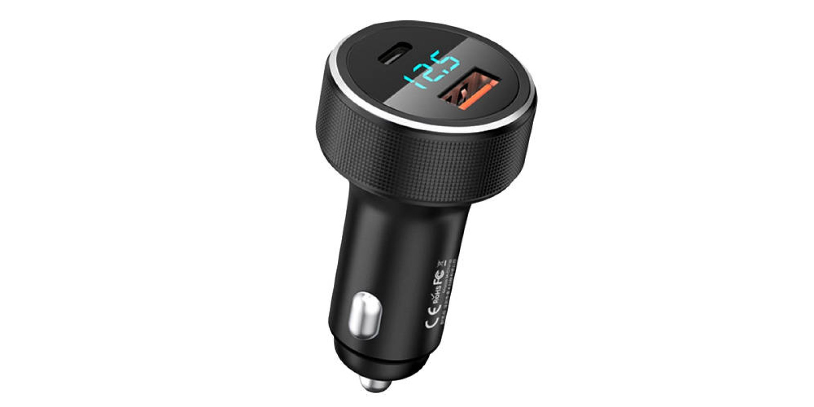 Автомобільний адаптер REMAX Salo Series Fast Charging Car Charger RCC215 1USB/1Type-C, QC/PD, 5A, 58.5W|