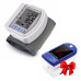  автоматический тонометр на запястье automatic blood pressure (777) ck-102s + подарок пульсоксиметр на палец тонометры 49110 2