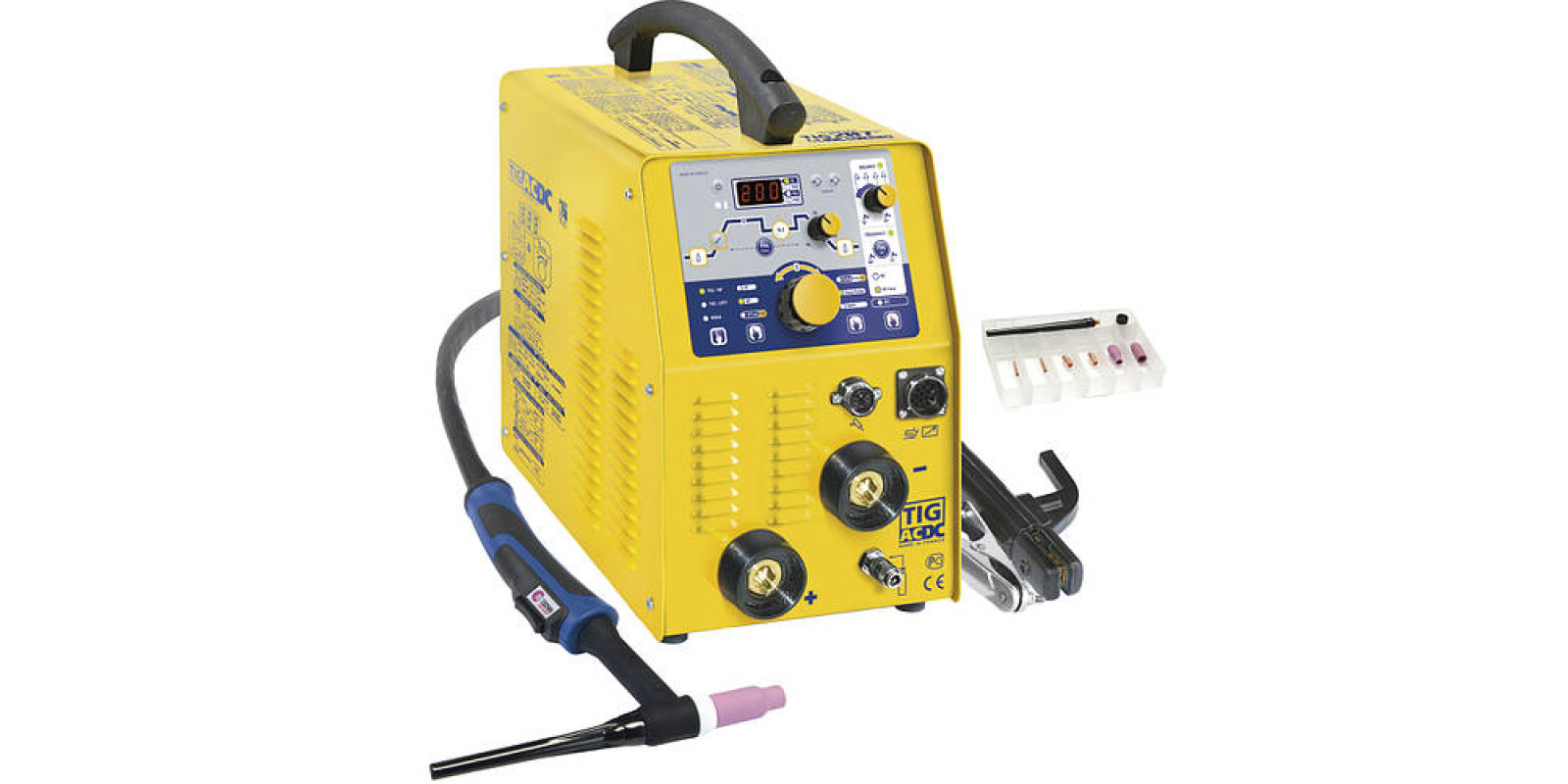 Зварювальний інвертор GYS TIG 207 AC/DC HF FV (аксесуари SR26DB-4M)