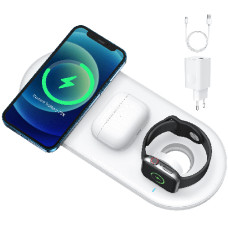Зарядка Qi JOYROOM 3 in 1 (without iwatch charging cable) JR-A27 |20W Max| Зарядка Qi JOYROOM 3 in 1 (without iwatch charging cable) JR-A27 |20W Max|