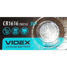 Батарейка CR1616 3V VIDEX