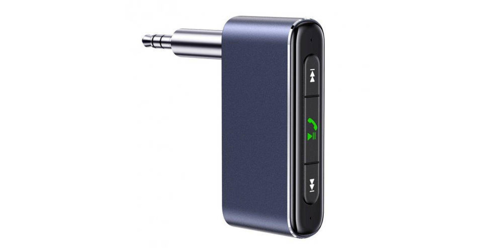 Аудиоадаптер универсальный USAMS 3.5DC Mini Car Wireless Audio Receiver US-SJ519 |BT5.0, Mic, 6Hours| grey