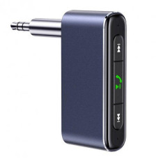 Аудиоадаптер универсальный USAMS 3.5DC Mini Car Wireless Audio Receiver US-SJ519 |BT5.0, Mic, 6Hours| grey
