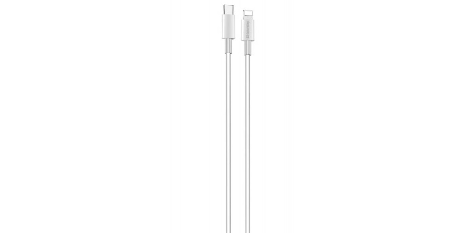 Кабель ColorWay USB Type PD to Lightning 3A 1m (CW-CBPDCL032-WH) White