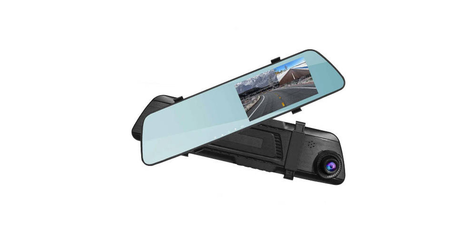 Автомобильный регистратор зеркало с двумя камерами Dvr A29 touchscreen HD1080 / Видеорегистратор
