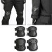 комплект защиты налокотники и наколенники eagle kn-04 black / защита тактическая регулируемая тактические наколенники и налокотники 49084 2