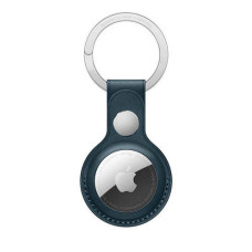 Чехол-брелок для Apple AirTag Hoco protective leather keychain shell (short style) Sapphire-blue