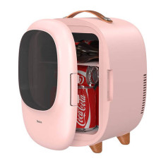 Мини-холодильник BASEUS Zero Space Refrigerator |8L, 220V, DC Auto/AC Home Cord| (CRBX01-A04) pink Мини-холодильник BASEUS Zero Space Refrigerator |8L, 220V, DC Auto/AC Home Cord| (CRBX01-A04) pink
