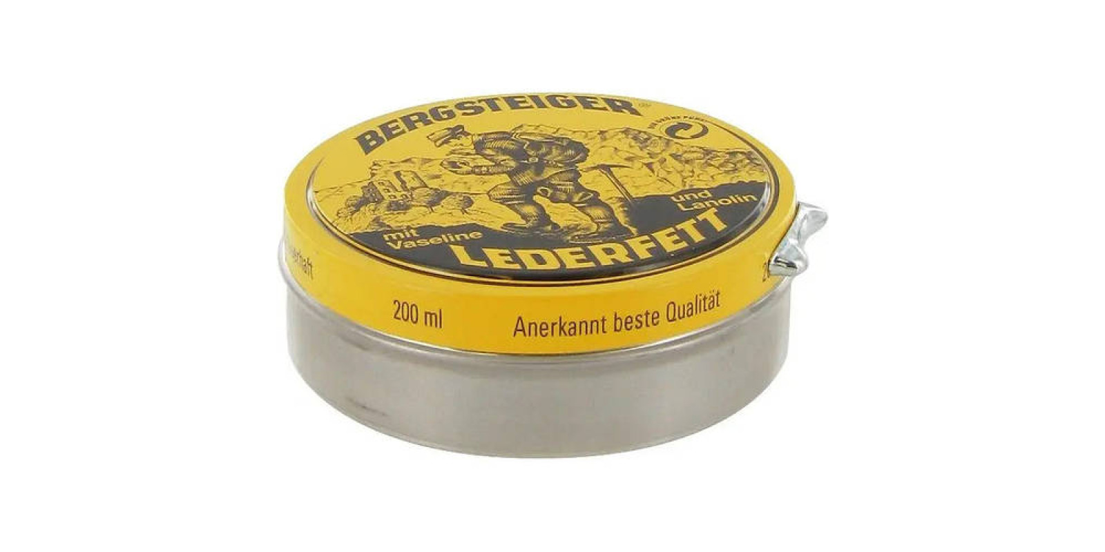 Водоотталкивающая пропитка для обуви HeySport Bergsteiger-Leather-Grease black 100 ml