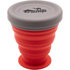 Стакан складной силиконовый Tramp с крышкой 200 ml terracota (TRC-126-terracota)