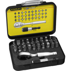 Набор бит Stanley Expert Line с магнитным держателем и трещоткой 32 предмета (1-13-904) Набор бит Stanley Expert Line с магнитным держателем и трещоткой 32 предмета (1-13-904)