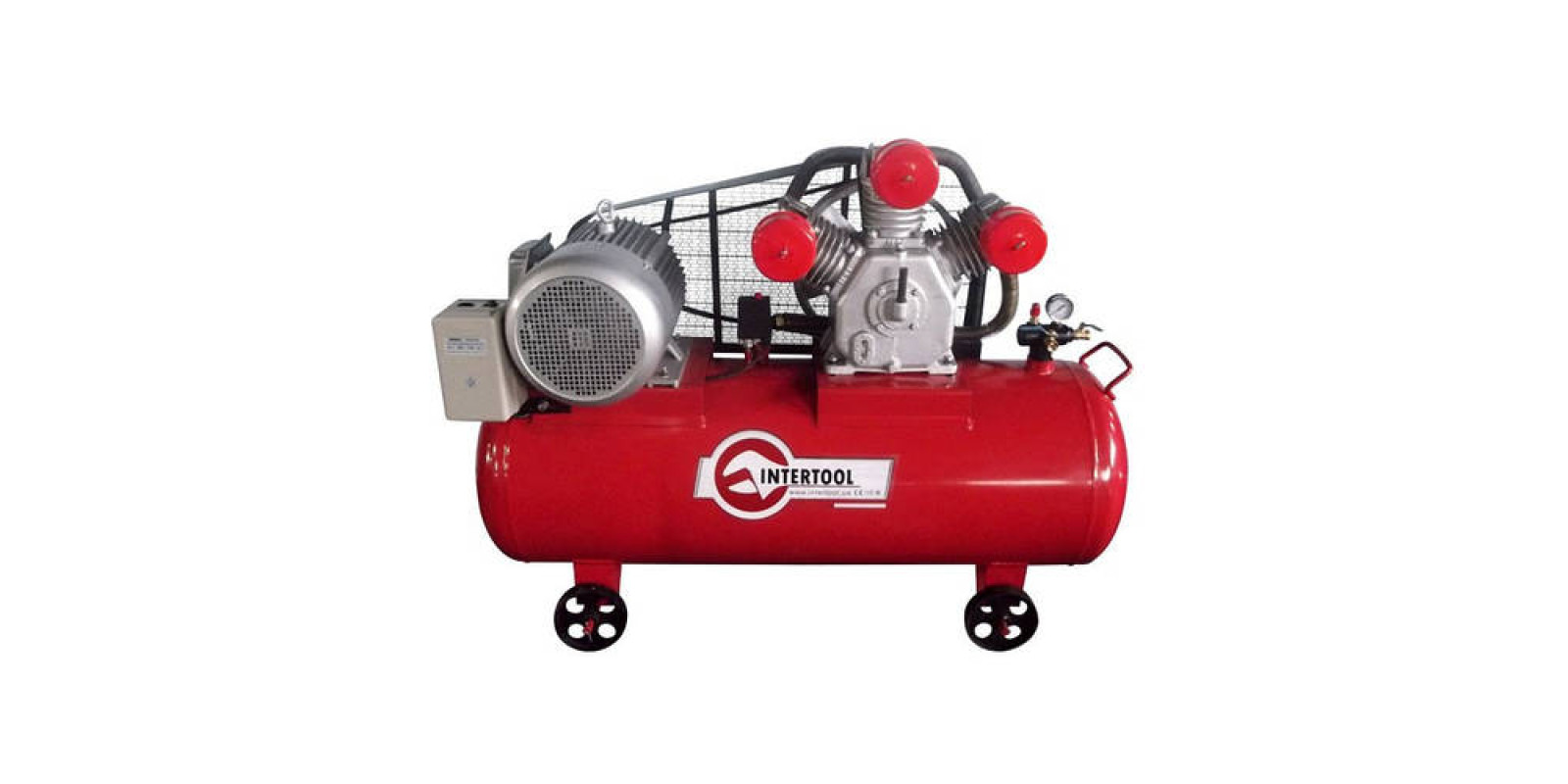 Компресор INTERTOOL PT-0050, 300 л, 11 кВт, 380 В, 8 атм, 1600 л/хв. 3 циліндри Компресор INTERTOOL PT-0050, 300 л, 11 кВт, 380 В, 8 атм, 1600 л/хв. 3 циліндри