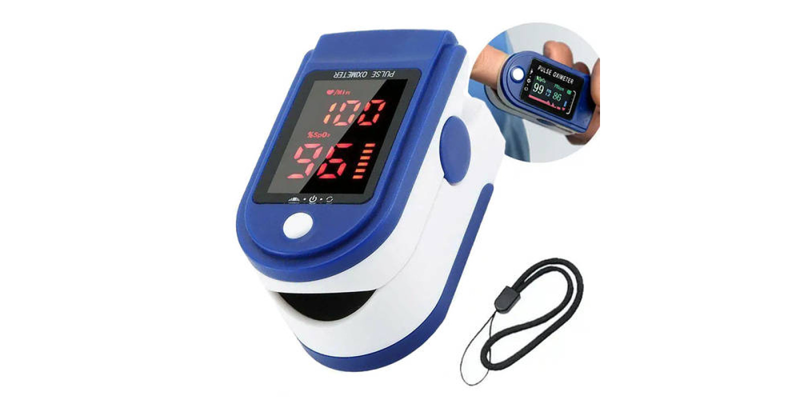 Пульсометр Pulse Oximeter LK87 / Пульсоксиметр на палец электронный Пульсометр Pulse Oximeter LK87 / Пульсоксиметр на палец электронный