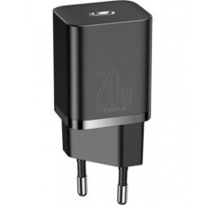 Зарядний пристрій Baseus Super Silicone PD Charger USB Type-C 20W (CCSUP-B01) Black