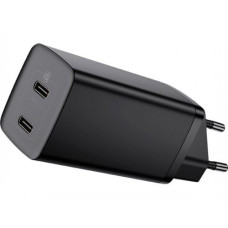 Зарядний пристрій Baseus GaN2 Lite Quick Charger 2 USB Type-C 65W (CCGAN2L-E01) Black