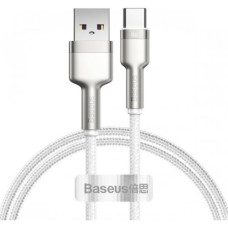 Кабель Baseus Cafule Series Metal Data Cable USB to Type-C 66W 1m (CAKF000102) White