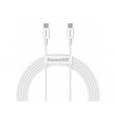 Кабель Baseus Superior Series Fast Charging Data Cable Type-C to Type-C 100W 2m (CATYS-C02) White