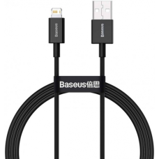 Кабель Baseus Superior Series Fast Charging Data Cable USB to Lightning 2.4A 1m (CALYS-A01) Black