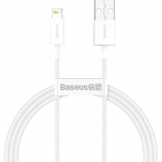Кабель Baseus Superior Series Fast Charging Data Cable USB to Lightning 2.4A 2m (CALYS-C02) White