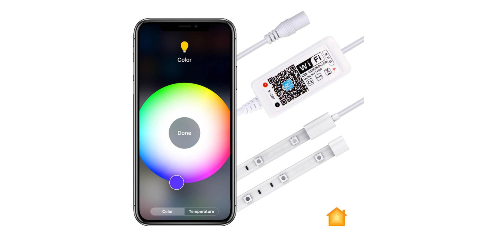 Розумна LED-стрічка RGB HomeKit OneLounge Magic Strip Color 5m