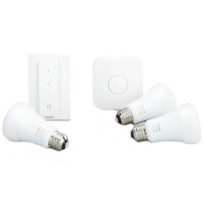 Розумні світлодіодні лампи Philips Hue White And Color Ambiance E27 Apple HomeKit 3 шт. (хаб та диммер у комплекті) Розумні світлодіодні лампи Philips Hue White And Color Ambiance E27 Apple HomeKit 3 шт. (хаб та диммер у комплекті)