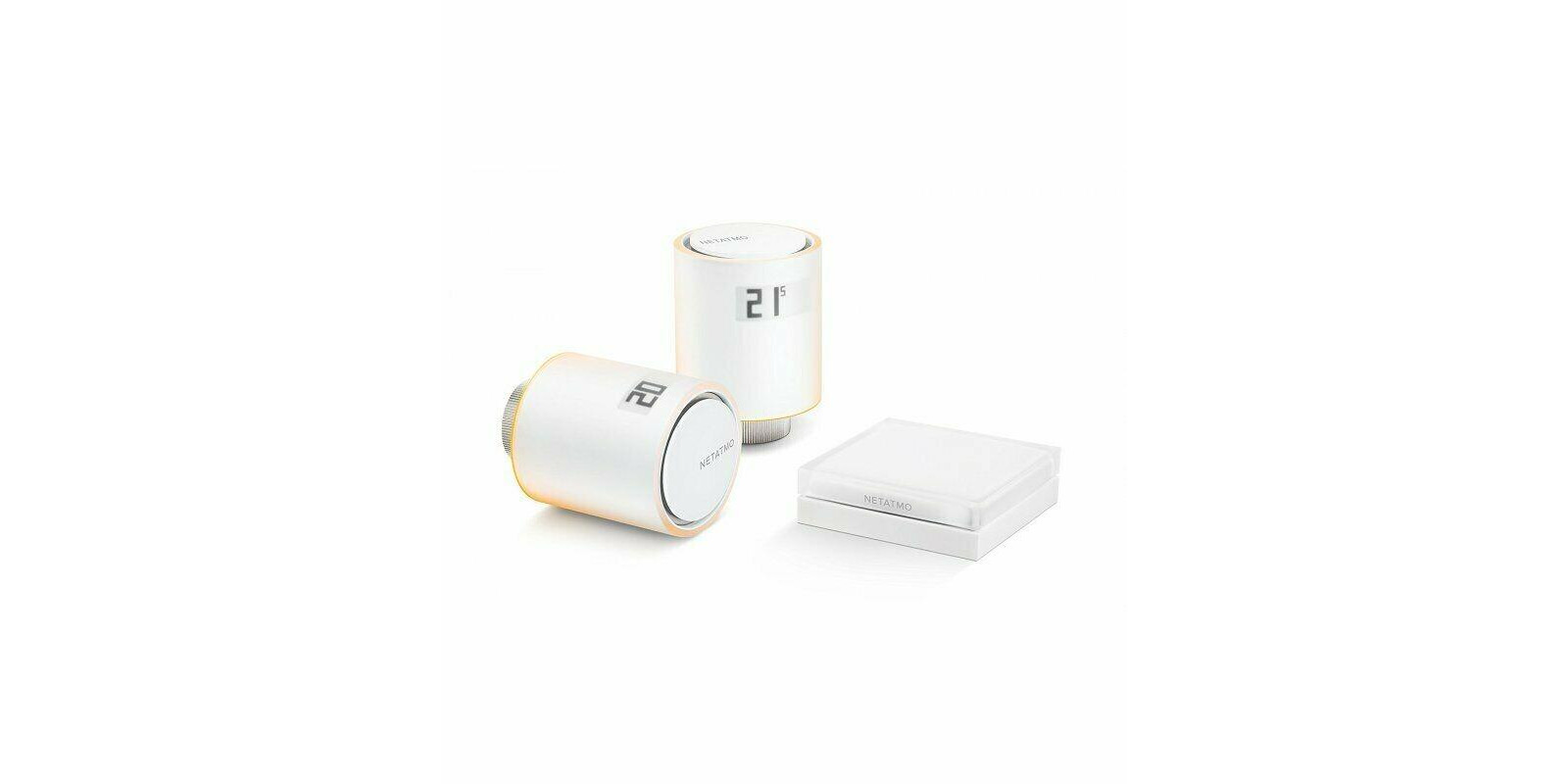Комплект умных радиаторных термоклапанов (термостат) NETATMO Smart Radiator Valves Starter Kit