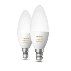 Розумні світлодіодні лампи Philips Hue Single bulb E14 Apple HomeKit (2 шт) Розумні світлодіодні лампи Philips Hue Single bulb E14 Apple HomeKit (2 шт)