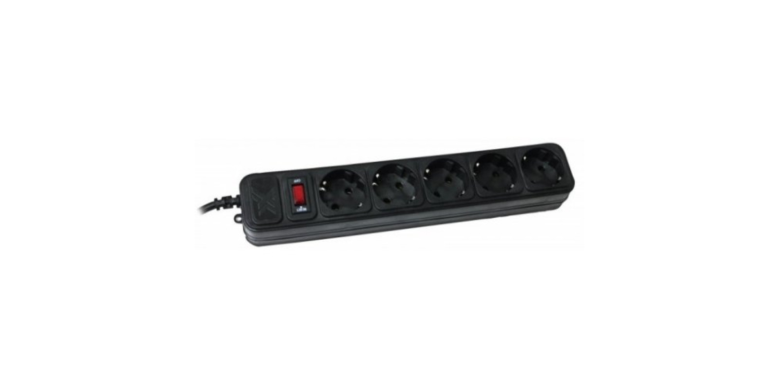 Сетевой фильтр Maxxter 3m 5 розеток (SPM5-G-10B) Black Сетевой фильтр Maxxter 3m 5 розеток (SPM5-G-10B) Black