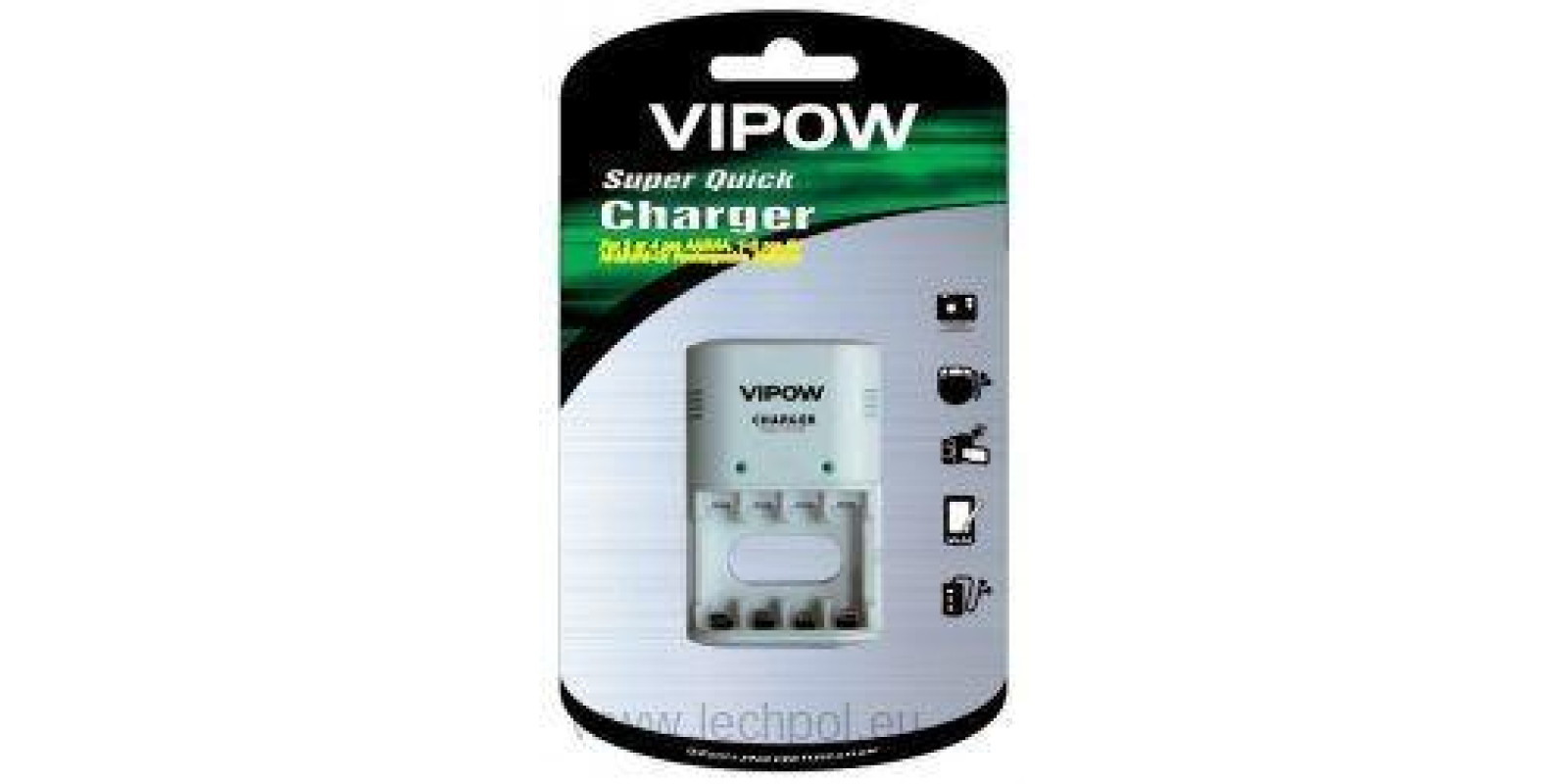 Зарядка VIPOW CR828 (для 2/4xAA/2/4xAAA)