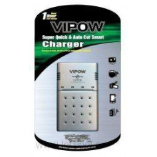Заряджання VIPOW CR898V (для AA/AAA від 12V та 220V)