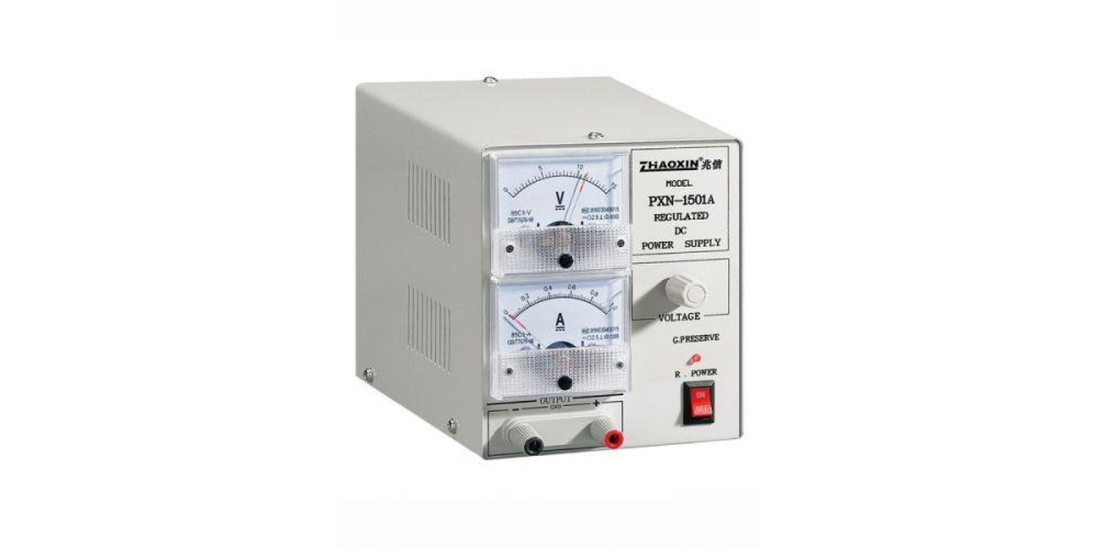 Блок питания аналоговый PXN-1501A (0...15V, 0...1A) Блок питания аналоговый PXN-1501A (0...15V, 0...1A)