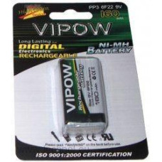 Акумуляторна батарея VIPOW Ni-Mh 9V 160mAh