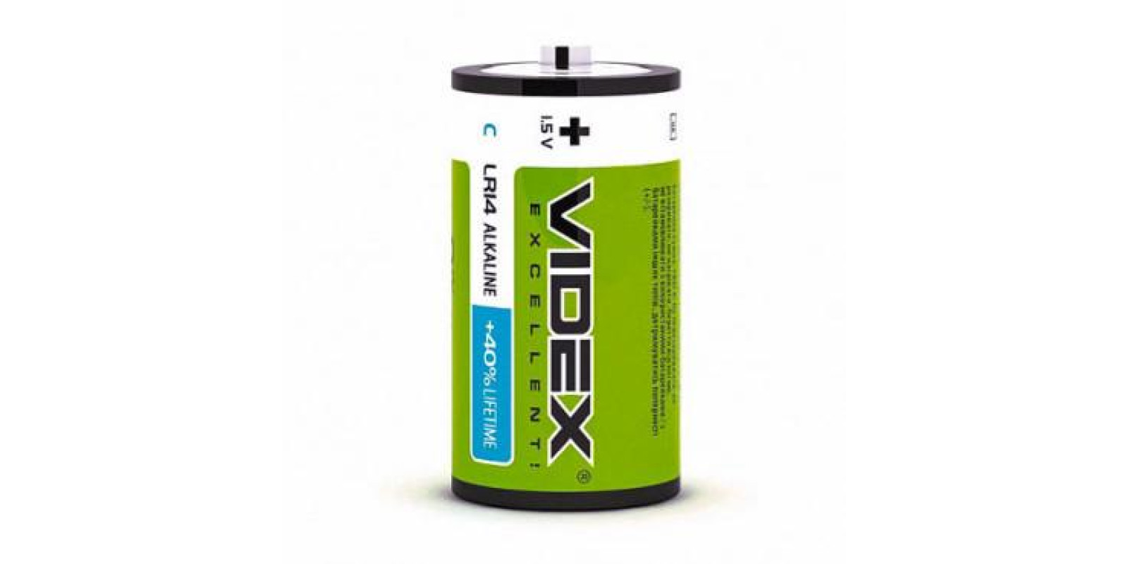 Батарейка щелочная VIDEX LR14/C 2pcs BLISTER CARD Батарейка щелочная VIDEX LR14/C 2pcs BLISTER CARD