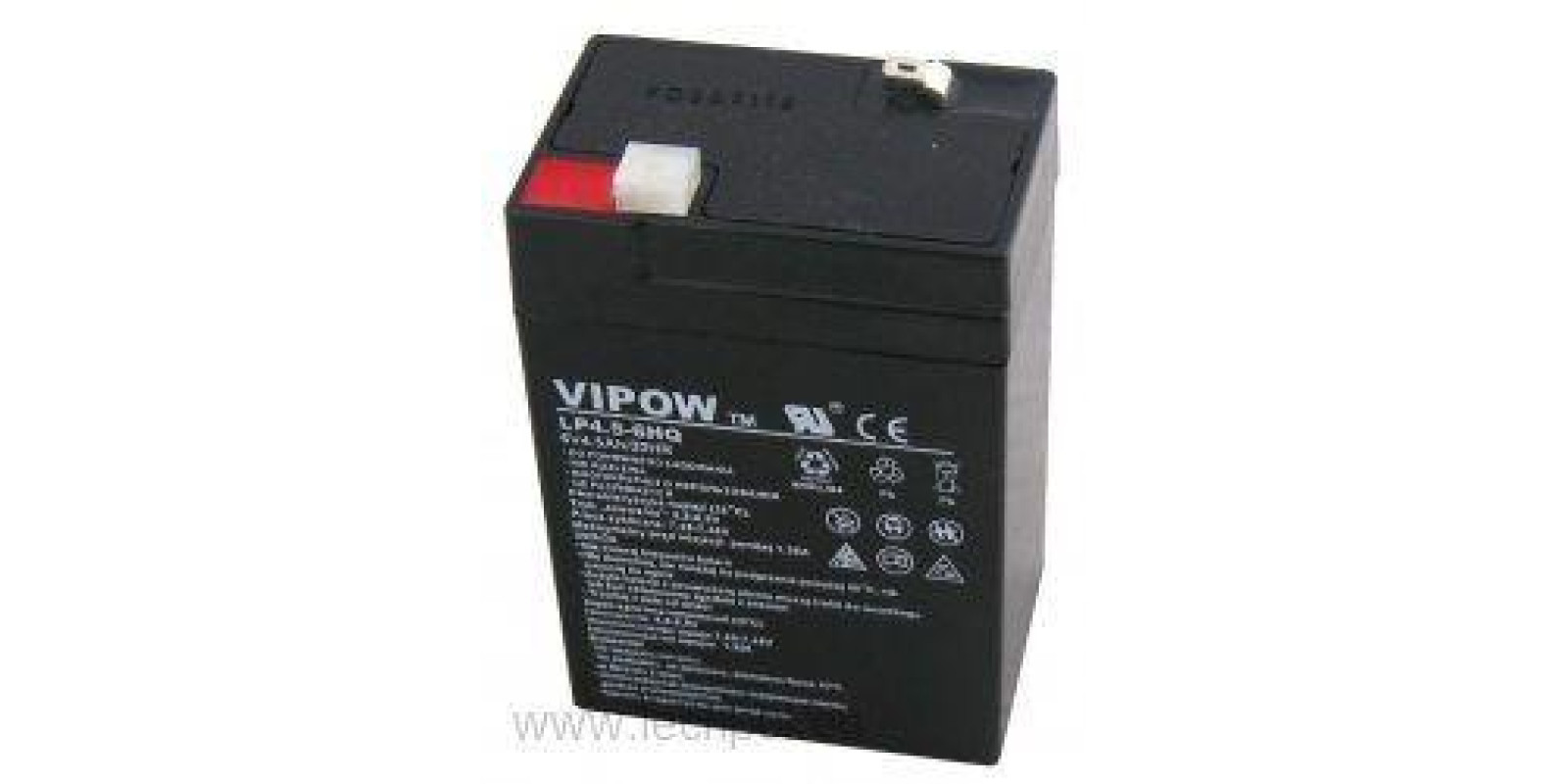 Аккумулятор гелевый VIPOW 6V 4.5Ah HQ