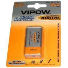 Акумуляторна батарея VIPOW Ni-Mh 9V 200mAh
