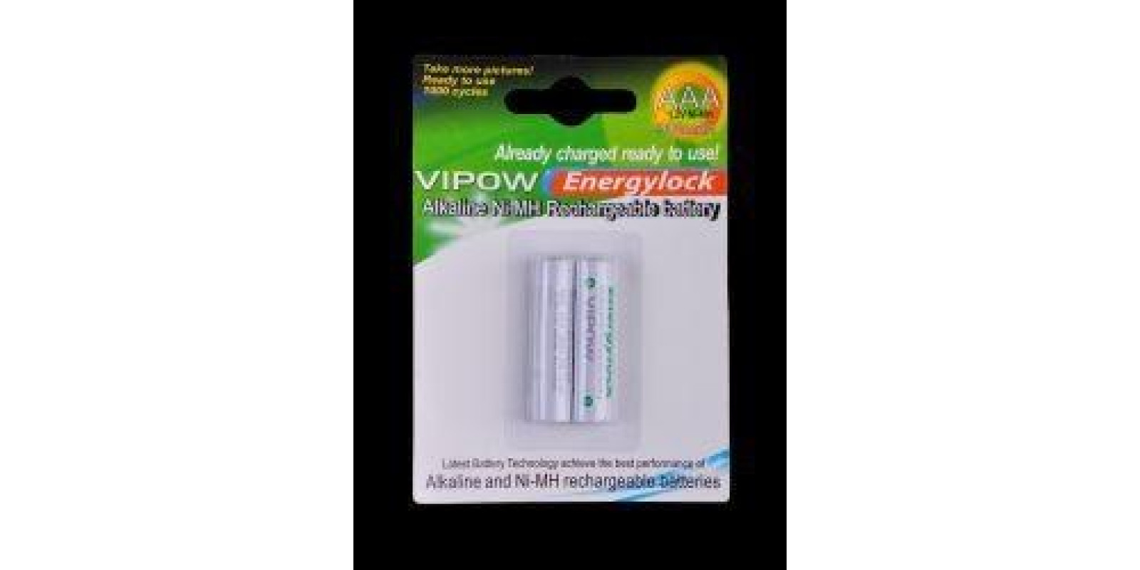 Акумуляторна батарея VIPOW AAA 900mAh 2шт/блістер (low-discharge batteries)