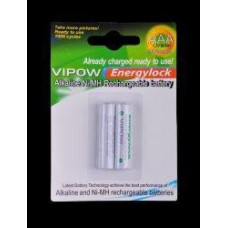 Акумуляторна батарея VIPOW AAA 900mAh 2шт/блістер (low-discharge batteries)